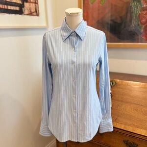 XACUS Perla Blue Stripe Shirt